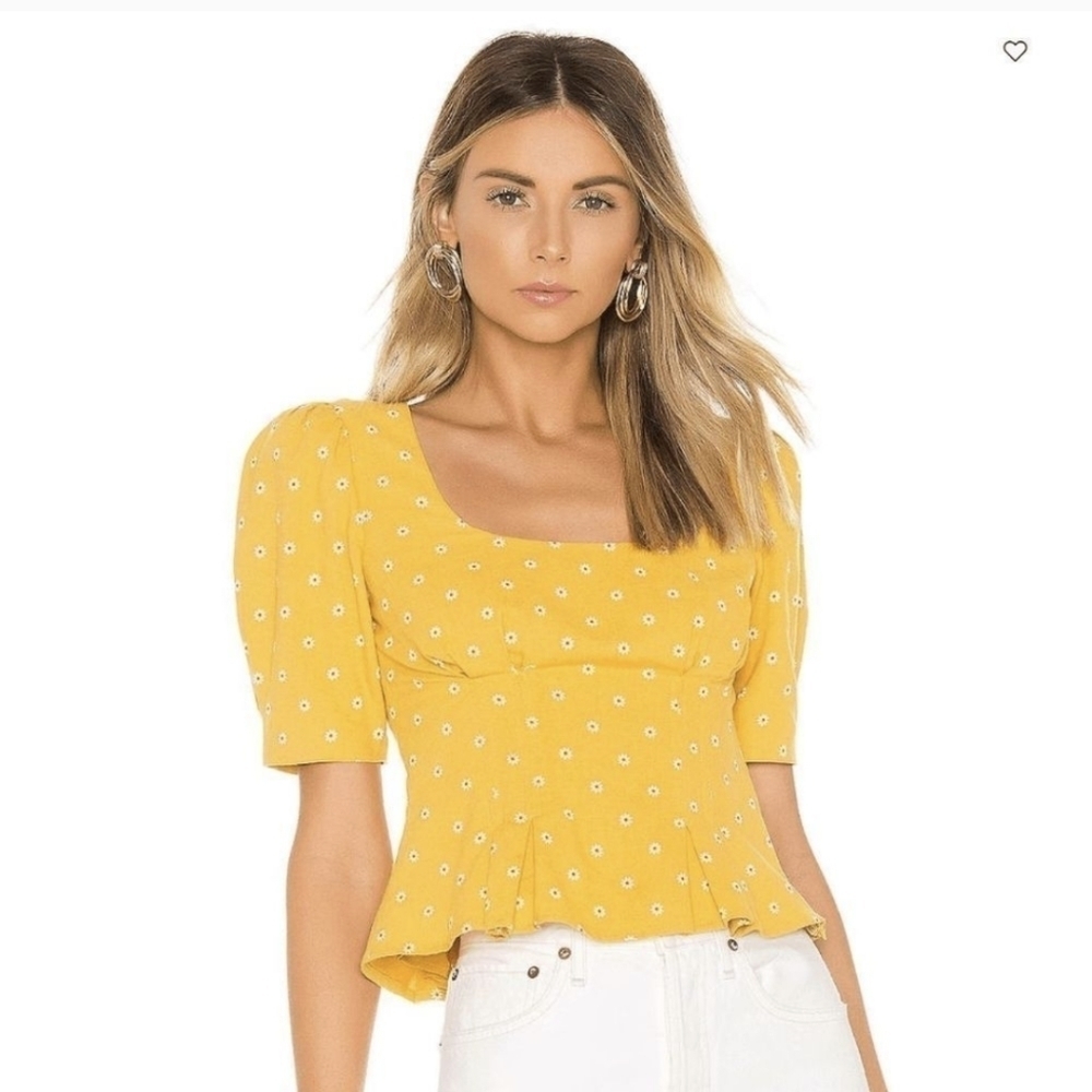 Revolve majorelle marla floral print top